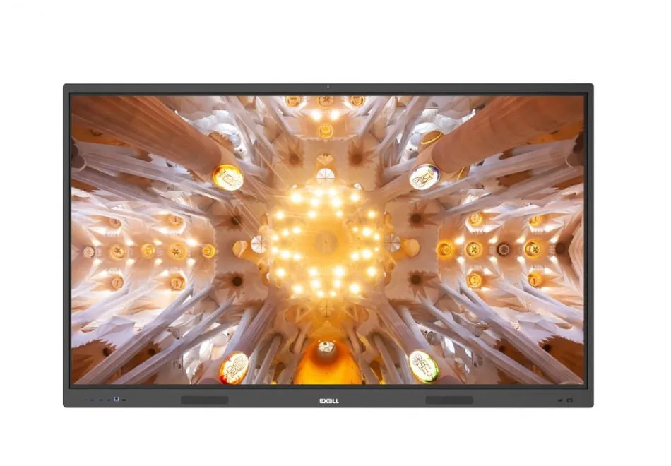 Интерактивная панель EXELL EXID-751C-RU с настенным креплением и встроенной камерой